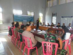 Bhabinkamtibmas Ikuti Acara FKP Pendataan Awal Regsosek di Kantor Desa Banjarharja