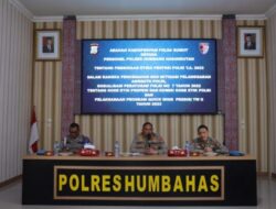 Bid Propam Polda Sumatera Utara Sosialisasikan Perpol Nomor 7 Tahun 2022 di Polres Humbang Hasundutan