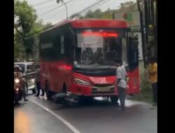 Bus BRT Semarang Laka Dengan Motor di Mijen Hingga Ada Korban, Warganet Bersaksi Oknum Supir Kerap Ugal-ugalan