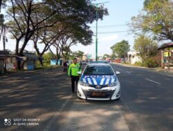 Ciptakan Kamseltibcarlantas Kondusif, Polres Demak Rutin Laksanakan Patroli Siang