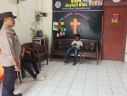 Ciptakan Situasi Aman di Demak, Polsek Karangtengah Laksanakan Pam Gereja