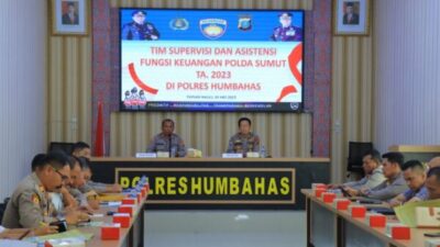 Di Aula DP. Silitonga Polres Humbang Hasundutan Dilaksanakan Supervisi Dan Asistensi Fungsi Keuangan Bidkeu Polda Sumut TA. 2023