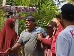 Diduga Mencuri Mesin Tambak, Seorang Pria Diarak Ke Balai Desa Donorejo Pati