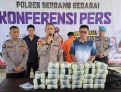 Press Release Polres Humbahas Dalam Rangka Keberhasilan Pelaksanaan Ops Ketupat Toba 2023 Polres Humbahas