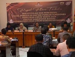 Hasil Rapat Pleno KPU Batang: DPSHP Pemilu 2024 Capai 621.282 Pemilih