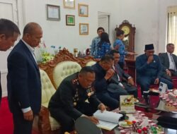 Kapolres Humbahas dan Pemkab Resmi Menandatangani NPHD