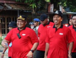 Kapolres Rembang, AKBP Suryadi Ikuti Jalan Sehat Peringatan May Day