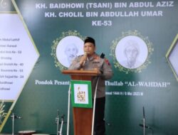Kapolres Rembang Mengikuti Haul Ke 53 KH. Baidhowi Di Lasem Rembang