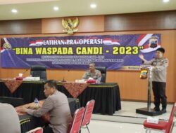 Latpraops Bina Waspada Candi 2023 Dibuka Kabag Ops Polres Rembang