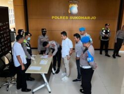 Mendadak, Personil Polres Sukoharjo Secara Acak Di Tes Urine, Hasilnya Negatif Narkoba