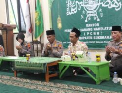 Merdunya Sholawat Mahallul Qiyam Sambut Kedatangan Kapolres Sukoharjo