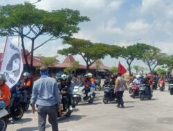 Peringati May Day Buruh Dari Jepara, Grobogan Dan Demak Polsek Wonosalam Laksanakan Pengamanan