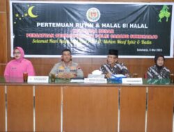 Pertemuan Rutin & Halal Bi Halal Purnawirawan Polri Dihadiri oleh Kapolres Sukoharjo