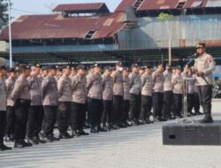 Apel Perdana, Kapolres Sukoharjo Mengajak Anggota Untuk Tolong Masyarakat