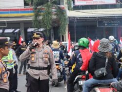 Polresta Pati Amankan Aksi Demonstrasi Ribuan Nelayan FNB di Depan Kantor Bupati