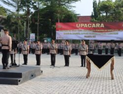 Polresta Pati Gelar Pelantikan Kabag Log, Kabag Ren, dan Serah Terima Jabatan Kapolsek Tlogowungu, Kapolsek Gabus