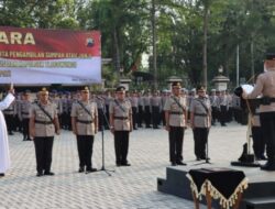 Kapolresta Pati Pimpin Pelantikan dan Pengambilan Sumpah Sejumlah Pejabat