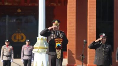 Peringati Hari Kebangkitan Nasional ke 115, Polresta Pati Pimpin Upacara Bendera