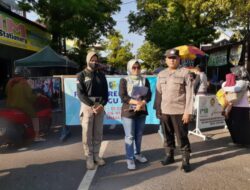 Polsek Demak Kota Rutin Laksanakan Pam Giat Masyarakat Pasar Krempyeng