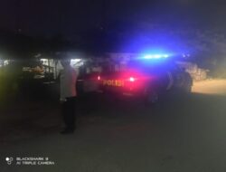 Polsek Karangawen Demak Gelar Blue light Patrol di Titik Rawan