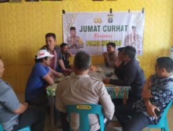 Polsek Pollung Humbahas Laksanakan Jum’at Curhat, Dengarkan Keluhan Warga