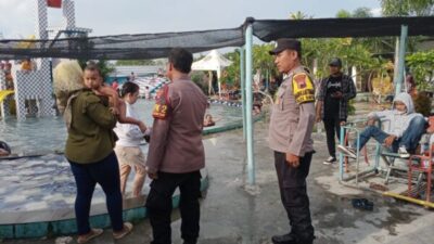 SPK Polsek Guntur Demak Menggelar Sambang Obwis Kolam Renang