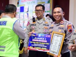 Satlantas Polresta Pati Raih Juara 1 Lomba Pospam Lebaran 2023 Wilayah Polda Jateng