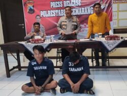 Sebulan Maling Besi Pagar Rumah Kosong 5 Kali, 2 Pemuda Semarang Ditangkap