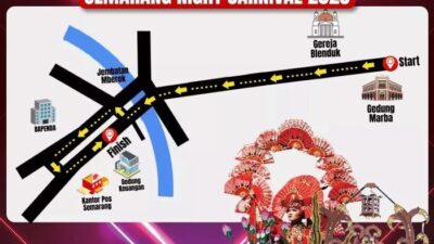 Semarang Night Carnival 2023, Ini Jadwal dan Rute Barunya