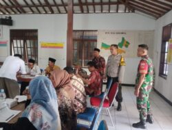 Sinergi TNI-POLRI, Polsek Guntur Demak Menggelar Pendampingan Pendataan REGSOSEK