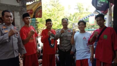 Stop Tawuran Jaga Silahturahmi Polsek Bonang Dengan Pencak Silat Pagar Nusa Gismi Desa Weding