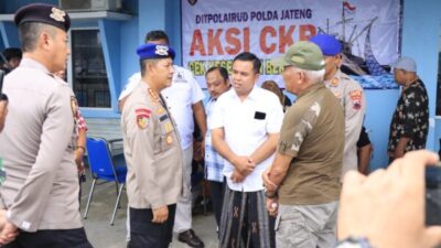 Tekan Angka Kematian Nelayan Saat Berlayar Melalui Aksi CKB, Dir Polairud Polda Jateng Kunjungi Rembang