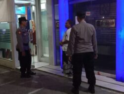 Tengah Malam, Polisi Sigap Wujudkan Perbankan Dan ATM Yang Aman Dan Kondusif