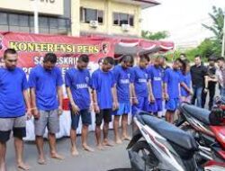 Polres Rembang Tangkap 10 Tersangka Pengeroyok Siswa di Rembang