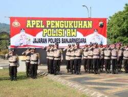 Kukuhkan 506 Personil Jadi Polisi RW, Polres Banjarnegara Jaga Kamtibmas