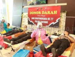 Aksi Mulia Polres Batang: Sumbang Ratusan Kantong Darah ke PMI