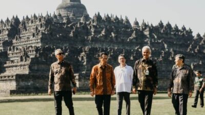Polda Jateng Amankan Kunjungan Kaisar Naruhito dan Permaisuri Masako ke Candi Borobudur