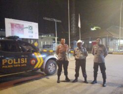 Anggota Polsek Pedes Himbau Masyarakat Jaga Keamanan – Wilkum Polres Karawang