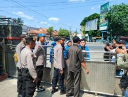 Audiensi Aksi PMII Kabupaten Rembang Diamankan Personil Polres Rembang