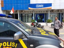 BLP Siang Polsek Lasem Sambangi Bank BRI Antisipasi Kerawanan Kamtibmas
