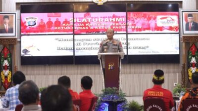 Bangun Stabilitas Keamanan, Polda Kalteng Silahturahmi Ormas Dan Ketua Paguyuban