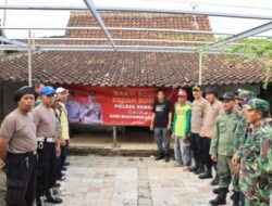 Hari Bhayangkara Ke 77, Polres Rembang Gelar Bhakti Sosial Bedah Rumah