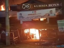 Kebakaran Terjadi pada Pasar di Purwareja Klampok Banjarnegara