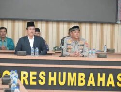 Bupati Dosmar Ikut Acara Doa Bersama Lintas Agama di Polres Humbahas