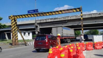 Dampak Proyek Tol Semarang-Demak, Polisi Lakukan Rekayasa Lalin di Terowongan Tol Kaligawe