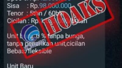 Beredar Pesan WhatsApp Lelang Kendaraan Atasnamakan Ketua RAPI Banjarnegara: Hoaks!