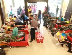 HUT Bhayangkara ke -77, Polres Batang Sumbangkan Ratusan Kantong Darah Ke PMI