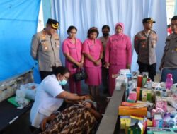 HUT Bhayangkara ke-77, Polres Humbang Hasundutan Gelar Bakti Kesehatan Gratis