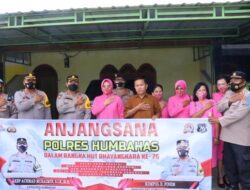 Jelang Hari Bhayangkara, Polres Humbahas Anjangsana Purnawirawan dan Warakawuri Polri