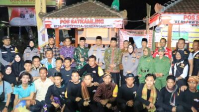 Kapolres Rembang Ikuti Penilaian Lomba Satkamling Tingkat Polda Jateng Di Sendangagung Pamotan